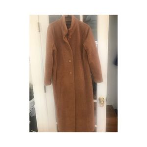 Long teddy coat